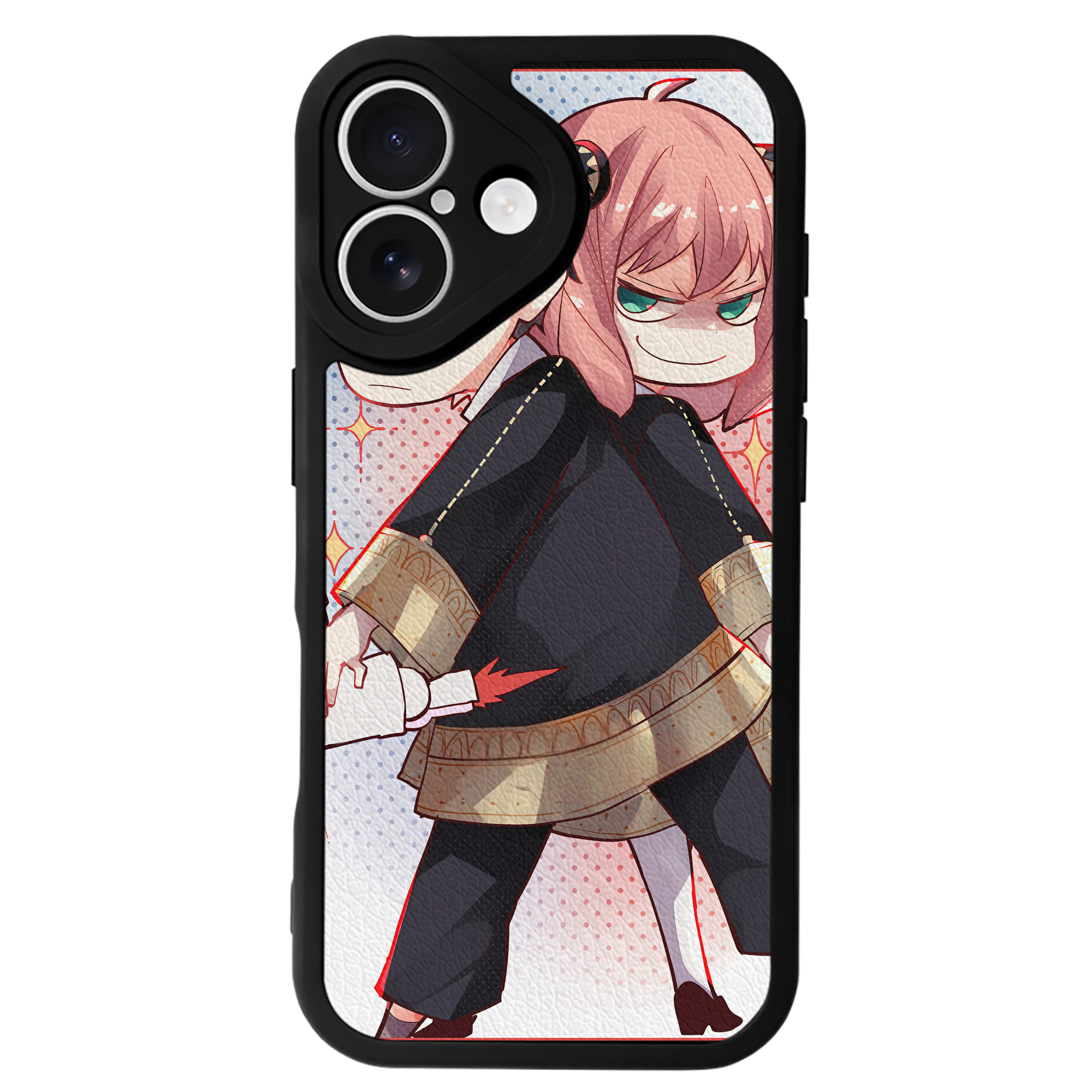 （画像用） SPY×FAMILY间谍家家酒 【iPhone 16シリーズ対応】シリコンスマホケース（レザー調） 材質：シリコン